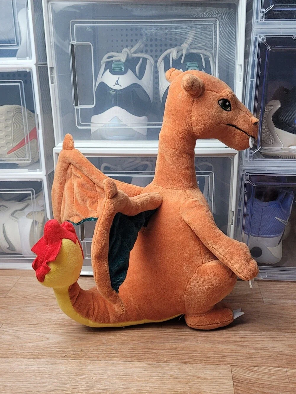 Pokémon CHARIZARD PLUSH 12” Stuffed Dragon Toy Bendable Wings Neck Tail